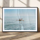 Swimming Relaxation Wall Art Canvas Print – Framed Peaceful by MyGreatCanvas | Canvas Wall Art Prints | Photo Prints & Wall Decor