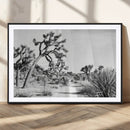 Joshua Tree Wall Art Canvas Print – Framed Desert Path Art by MyGreatCanvas | Canvas Wall Art Prints | Photo Prints & Wall Decor
