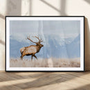 Elk Wall Art Canvas Print – Framed Mountain Wildlife Art by MyGreatCanvas | Canvas Wall Art Prints | Photo Prints & Wall Decor