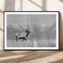 Elk Photography Wall Art Canvas Print, Framed Mountain by MyGreatCanvas | Canvas Wall Art Prints | Photo Prints & Wall Decor