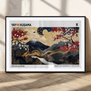 Modern Mount Fuji Wall Art Canvas Print – Framed Abstract