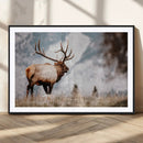 Elk Photography Wall Art Canvas Print – Framed Mountain by MyGreatCanvas | Canvas Wall Art Prints | Photo Prints & Wall Decor