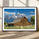 Mountain Barn Scene Wall Art Canvas Print – Framed Rustic by MyGreatCanvas | Canvas Wall Art Prints | Photo Prints & Wall Decor