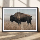 Rustic Bison Decor Wall Art Canvas Print – Framed Buffalo by MyGreatCanvas | Canvas Wall Art Prints | Photo Prints & Wall Decor