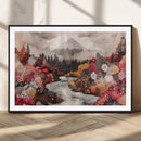 Mountain Wall Art Canvas Print – Framed Autumn Forest Art by MyGreatCanvas | Canvas Wall Art Prints | Photo Prints & Wall Decor