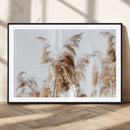 Pampas Grass Wall Art Canvas Print – Framed Neutral Tones by MyGreatCanvas | Canvas Wall Art Prints | Photo Prints & Wall Decor