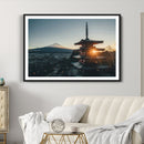 Mount Fuji Wall Art Canvas Print Framed Japan Travel Art by MyGreatCanvas | Canvas Wall Art Prints | Photo Prints & Wall Decor