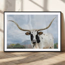 Texas Longhorn Wall Art Canvas Print – Framed Western Rustic by MyGreatCanvas | Canvas Wall Art Prints | Photo Prints & Wall Decor