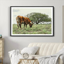 Texas Longhorn Wall Art Canvas Print – Rustic Western Ranch by MyGreatCanvas | Canvas Wall Art Prints | Photo Prints & Wall Decor