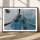 Tropical Palm Trees Wall Art Canvas Print Framed California by MyGreatCanvas | Canvas Wall Art Prints | Photo Prints & Wall Decor