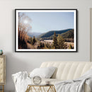 Rustic Landscape Wall Art Canvas Print – Serene Valley Scene