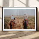 Cowboy Wall Art Canvas Print – Framed Western Ranch Scene by MyGreatCanvas | Canvas Wall Art Prints | Photo Prints & Wall Decor