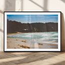 Tranquil Beach Wall Art Canvas Print – Framed Blue Ocean by MyGreatCanvas | Canvas Wall Art Prints | Photo Prints & Wall Decor