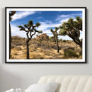 Joshua Tree Desert Wall Art Canvas Print – Framed