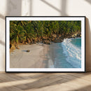 Tropical Beach Wall Art Canvas Print, Framed Ocean Waves and by MyGreatCanvas | Canvas Wall Art Prints | Photo Prints & Wall Decor