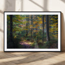 Autumn Forest Wall Art Canvas Print – Framed Fall Woodland by MyGreatCanvas | Canvas Wall Art Prints | Photo Prints & Wall Decor