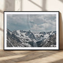 Snowy Peaks Wall Art Canvas Print – Alpine Wilderness