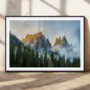 Wilderness Wall Art Canvas Print – Misty Forest Nature