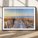 Ocean Sunset Wall Art Canvas Print – Nautical Beach