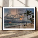 Tropical Storm Wall Art Canvas Print – Framed Moody Beach by MyGreatCanvas | Canvas Wall Art Prints | Photo Prints & Wall Decor