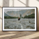Wild Bison Wall Art Canvas Print, Majestic Mountain Pines by MyGreatCanvas | Canvas Wall Art Prints | Photo Prints & Wall Decor
