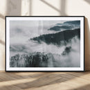 Foggy Forest Landscape Wall Art Canvas Print – Misty by MyGreatCanvas | Canvas Wall Art Prints | Photo Prints & Wall Decor