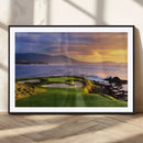 Pebble Beach Golf Wall Art Canvas Print – Iconic Coastal by MyGreatCanvas | Canvas Wall Art Prints | Photo Prints & Wall Decor