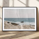 Coastal Ocean View Wall Art Canvas Print – Serene Rocky by MyGreatCanvas | Canvas Wall Art Prints | Photo Prints & Wall Decor