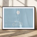 Minimalist Bicycle Balloon Canvas Wall Art – Playful Blue by MyGreatCanvas | Canvas Wall Art Prints | Photo Prints & Wall Decor