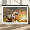 Galloping Horse Wall Art Canvas Print – Power Speed Freedom by MyGreatCanvas | Canvas Wall Art Prints | Photo Prints & Wall Decor
