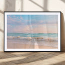 Serene Ocean Waves Wall Art Canvas Print – Pastel Sky Soft by MyGreatCanvas | Canvas Wall Art Prints | Photo Prints & Wall Decor