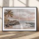 Tropical Beach Wall Art Canvas Print – Palm Trees Rocky by MyGreatCanvas | Canvas Wall Art Prints | Photo Prints & Wall Decor