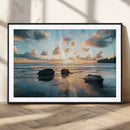Rocky Ocean Sunset Wall Art Print – Seaside Canvas Dramatic by MyGreatCanvas | Canvas Wall Art Prints | Photo Prints & Wall Decor