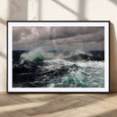 Stormy Ocean Waves Canvas Wall Art – Framed Turbulent Sea by MyGreatCanvas | Canvas Wall Art Prints | Photo Prints & Wall Decor