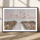 Coastal Pathway Canvas Wall Art Print – Framed Seaside by MyGreatCanvas | Canvas Wall Art Prints | Photo Prints & Wall Decor