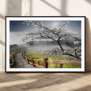 Sakura Cherry Blossom Pathway Canvas Wall Art – Tranquil
