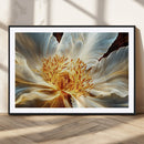 Golden Abstract Flower Canvas Wall Art, Modern Botanical by MyGreatCanvas | Canvas Wall Art Prints | Photo Prints & Wall Decor