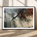 Sunlit Autumn Forest Wall Art Canvas Print – Framed Mist by MyGreatCanvas | Canvas Wall Art Prints | Photo Prints & Wall Decor