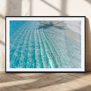 Crystal Clear Ocean Water Sunlit Reflections Palm Shadow Sandy Beach Tropical Wall Art for Home, Office Decor by MyGreatCanvas | Canvas Wall Art Prints | Photo Prints & Wall Decor