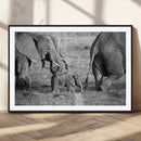 Wild Elephant Wall Art Canvas Print by MyGreatCanvas | Canvas Wall Art Prints | Photo Prints & Wall Decor