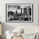 Black and White Atlanta Wall Art Canvas Print by MyGreatCanvas | Canvas Wall Art Prints | Photo Prints & Wall Decor