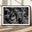 Old Pair of Mens Skates Wall Art Canvas, Men Skates Wall Art by MyGreatCanvas | Canvas Wall Art Prints | Photo Prints & Wall Decor