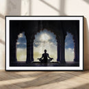 Women and Yoga Wall Art Canvas Print