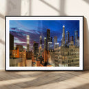 Los Angeles Night Wall Art Canvas Print