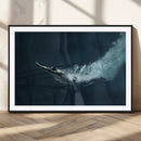 Swimmer Wall Art Canvas Print