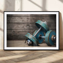 Dambell and Sport Wall Art Canvas Print by MyGreatCanvas | Canvas Wall Art Prints | Photo Prints & Wall Decor