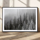 Big Foggy Forest and Misty Trees Forest Wall Art Canvas by MyGreatCanvas | Canvas Wall Art Prints | Photo Prints & Wall Decor