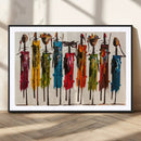 Abstract African Women Wall Art Canvas Print by MyGreatCanvas | Canvas Wall Art Prints | Photo Prints & Wall Decor