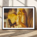 Gold Buddha Statue Hands Wall Art Canvas Print by MyGreatCanvas | Canvas Wall Art Prints | Photo Prints & Wall Decor