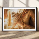Buddha Statue Hands Wall Art Canvas Print by MyGreatCanvas | Canvas Wall Art Prints | Photo Prints & Wall Decor